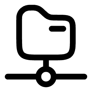 Folder Path Connect Icon from Solar Linear Set
