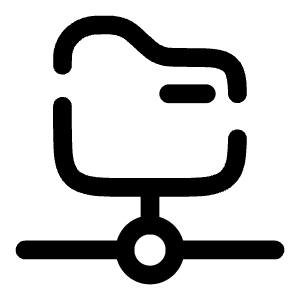Folder Path Connect Icon from Solar Broken Set