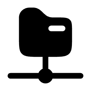 Folder Path Connect Icon from Solar Bold Set