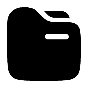 Folder With Files Icon from Solar Bold Set
