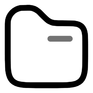 Folder Icon from Solar Line Duotone Set