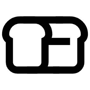 Bread Loaf Icon from Atlas Line Set