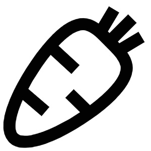 Carrot Icon from Atlas Line Set