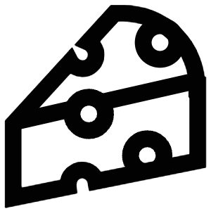 Cheese Icon from Atlas Line Set