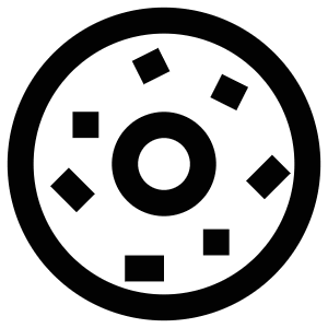Donut Icon from Atlas Line Set