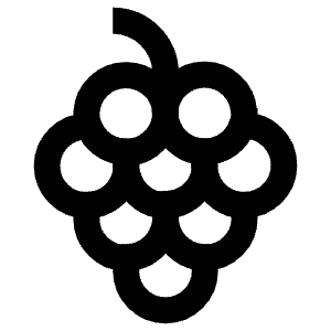 Grapes Icon from Atlas Line Set