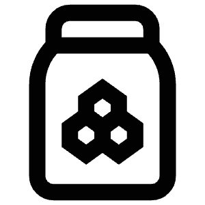 Honey Jar Icon from Atlas Line Set