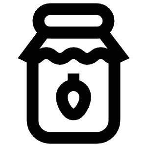 Jam Jar Icon from Atlas Line Set