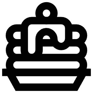 Pancake Icon from Atlas Line Set