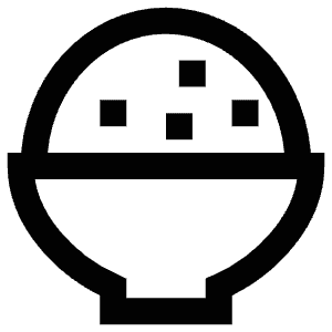 Rice Bowl Icon from Atlas Line Set