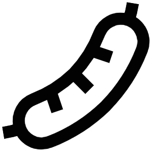 Sausage Icon from Atlas Line Set
