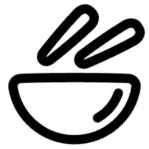 Bowl Chop Stick Icon from Plump Line - Free Set