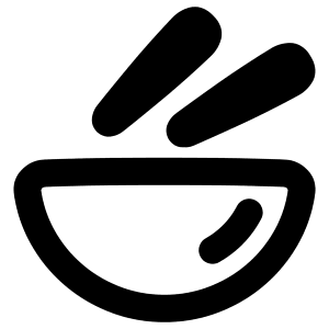 Bowl Chop Stick Icon from Plump Remix - Free Set
