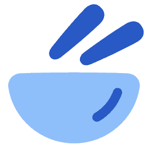Bowl Chop Stick Icon from Plump Flat - Free Set