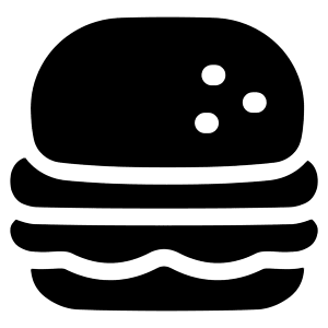 Burger Icon from Plump Solid - Free Set