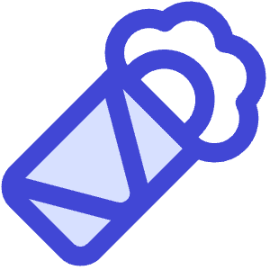 Burrito Fastfood Icon from Core Duo - Free Set
