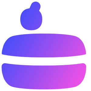 Cake Slice Icon from Flex Gradient - Free Set
