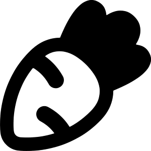 Carrot Icon from Flex Remix - Free Set