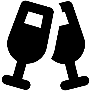 Champagne Party Alcohol Icon from Core Solid - Free Set