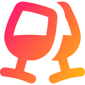 Champagne Party Alcohol Icon from Flex Gradient - Free Set