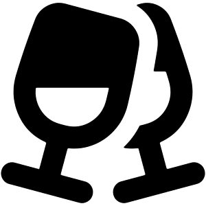 Champagne Party Alcohol Icon from Flex Solid - Free Set