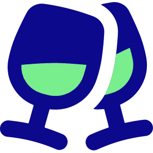 Champagne Party Alcohol Icon from Flex Pop - Free Set