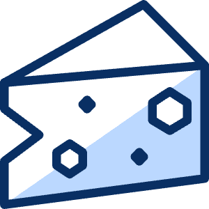Cheese Icon from Cyber Duotone - Free Set