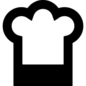 Chef Toque Hat Icon from Sharp Remix - Free Set