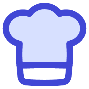 Chef Toque Hat Icon from Flex Duo - Free Set