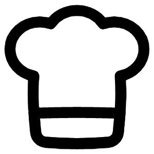 Chef Toque Hat Icon from Flex Line - Free Set