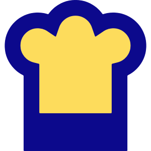 Chef Toque Hat Icon from Sharp Pop - Free Set