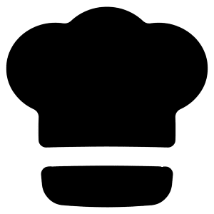 Chef Toque Hat Icon from Flex Solid - Free Set