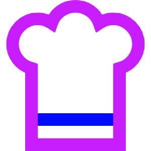 Chef Toque Hat Icon from Sharp Neon - Free Set