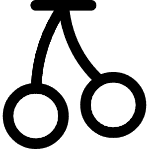Cherries Icon from Core Line - Free Set