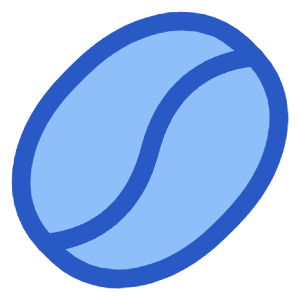 Coffee Bean Icon from Plump Duo - Free Set