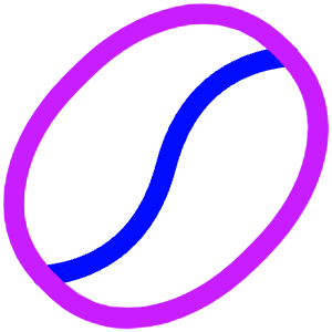 Coffee Bean Icon from Plump Neon - Free Set