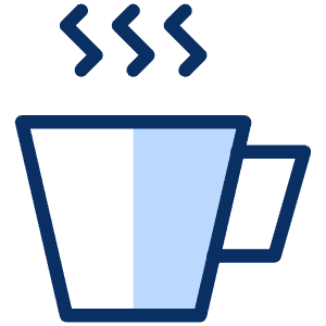 Coffee Cup Hot 2 Icon from Cyber Duotone - Free Set