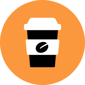 Coffee Paper Glass Icon from Kameleon Pop - Free Set