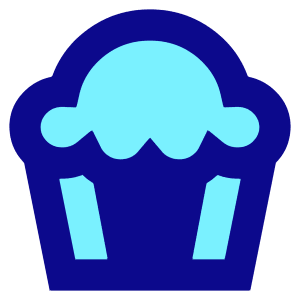 Cupcake Icon from Sharp Pop - Free Set