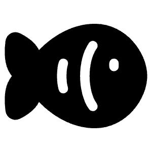 Fish Icon from Plump Solid - Free Set