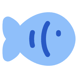 Fish Icon from Plump Flat - Free Set