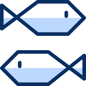 Fishes Icon from Cyber Duotone - Free Set