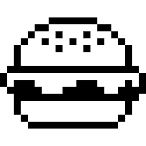 Food Drink Hamburger Icon from Pixel - Free Set