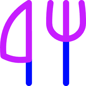 Fork Knife Icon from Flex Neon - Free Set