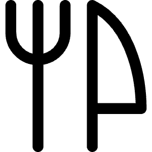 Fork Knife Icon from Core Line - Free Set