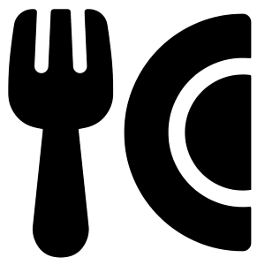 Fork Plate Icon from Plump Solid - Free Set