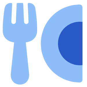 Fork Plate Icon from Plump Flat - Free Set