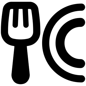 Fork Plate Icon from Plump Remix - Free Set