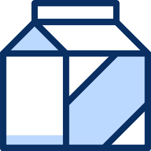 Milk Carton 1 Icon from Cyber Duotone - Free Set