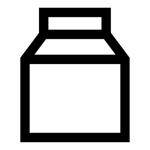 Milk Icon from Sharp Line - Free Set